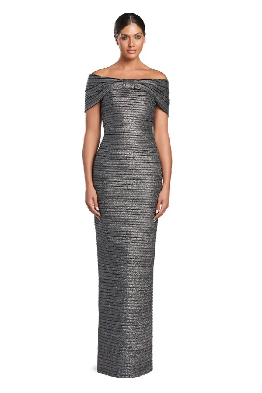Wedding dresses with a built - in petticoat for added volume Alexander by Daymor 2066F24 Pleated Long Formal Evening Glitter Dress Wedding dresses with a built - in petticoat for added volume Alexander by Daymor 2066F24 Pleated Long Formal Evening Glitter Dress