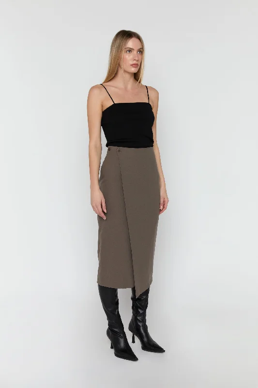 Floral - printed skirts for girls MIDI SKIRT