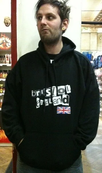 Women's hoodie with a detachable hood for customizable styling Bristol punk hoodie