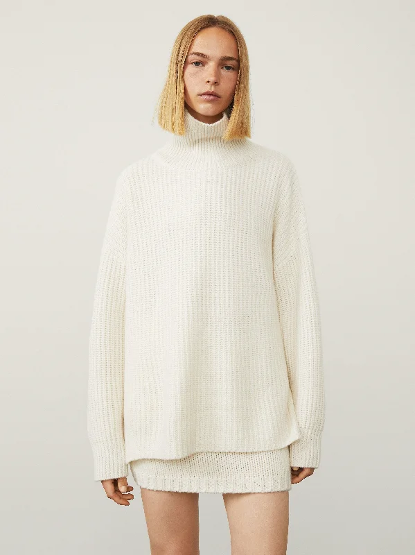 Cropped Women's Angora Blend Sweaters for a Trendy Look The Therese Sweater