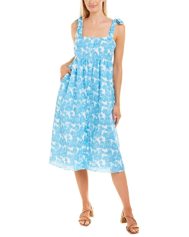 Ruffled Women Dress with Multiple Layers for a Playful and Girly Style Ruffled Women Dress with Multiple Layers for a Playful and Girly Style Celina Moon Tie Shoulder Sleeveless Midi Dress