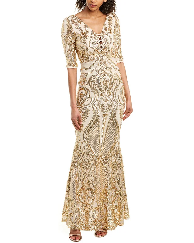Mermaid - Style Women Dress with a Fitted Silhouette for Special Occasions Mermaid - Style Women Dress with a Fitted Silhouette for Special Occasions KALINNU Gown