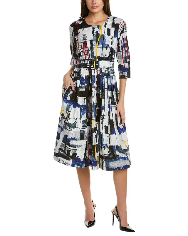 Wrap - Style Women Dress with Adjustable Fit for All Body Types Wrap - Style Women Dress with Adjustable Fit for All Body Types Samantha Sung Florence Midi Dress