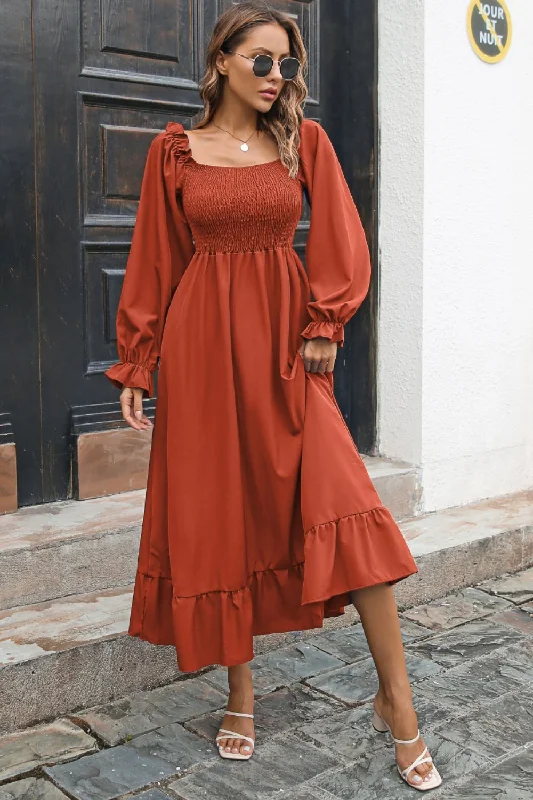 Strapless Women Dress with a Built - in Bra for Comfort and Support Strapless Women Dress with a Built - in Bra for Comfort and Support Kate Flounce Sleeve Dress
