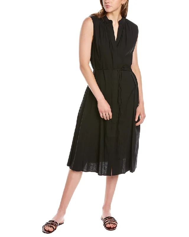 Mermaid - Style Women Dress with a Fitted Silhouette for Special Occasions Mermaid - Style Women Dress with a Fitted Silhouette for Special Occasions Vince Linen-Blend Shift Dress